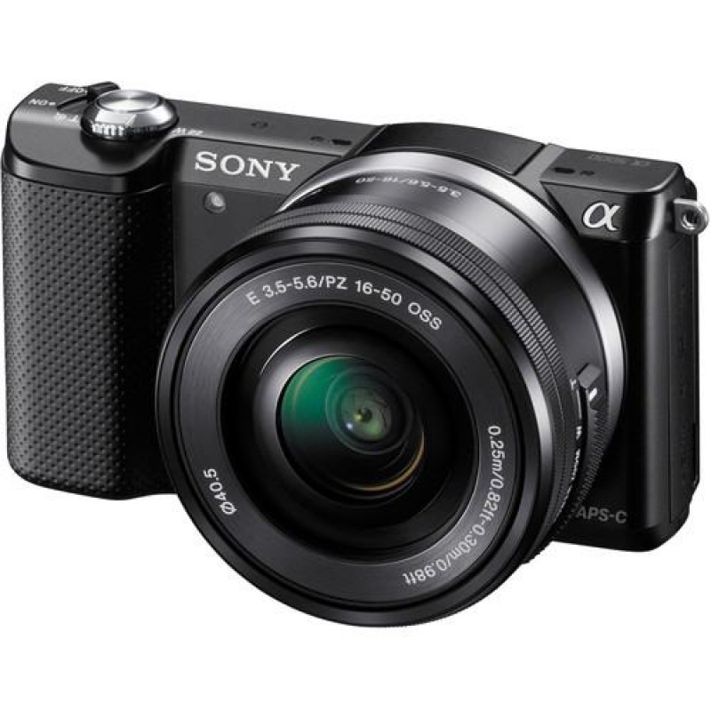 Sony Alpha a5000 Mirrorless Digital Camera with 16-50mm Lens
